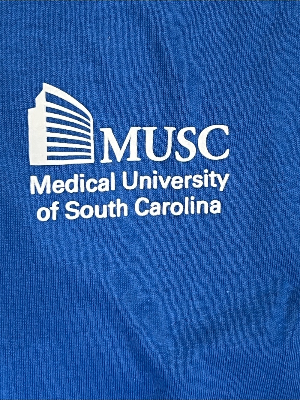 Gildan Blue MUSC Medical University of South Carolina Logo T-Shirt - Adult XL - Picture 2 of 7